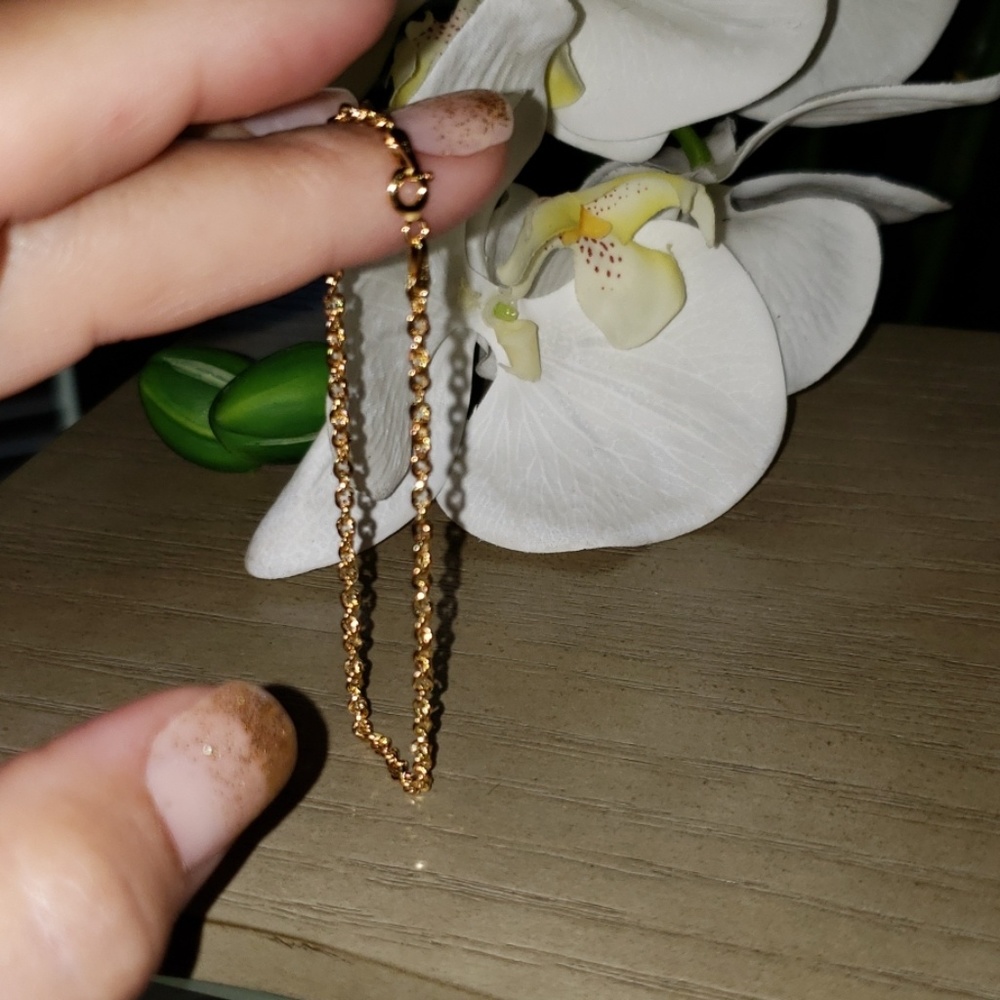 10kt gold 7 1/2 " bracelet